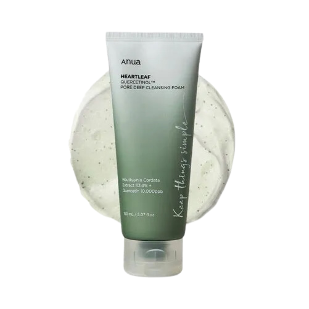 ANUA HEARTLEAF QUERCETINOL PORE DEEP CLEANSING FOAM